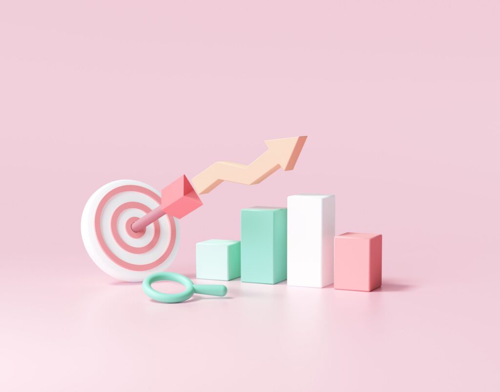 Arrow,Hit,The,Center,Of,Target,And,Stock,Chart.,Business | best marketing strategies for small businesses | | Site Hub
