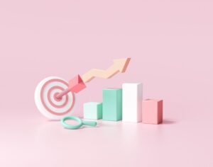 Arrow,Hit,The,Center,Of,Target,And,Stock,Chart.,Business | best marketing strategies for small businesses | | Site Hub