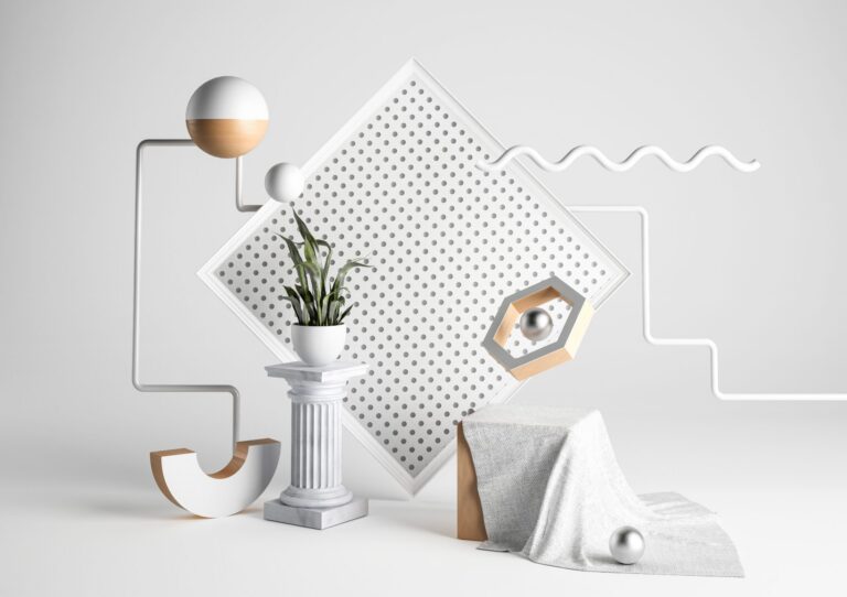 Abstract,Style,Background,With,Design,Elements.,Flying,Objects,Background,Concept. | Psychology of Shapes in Logos | | S