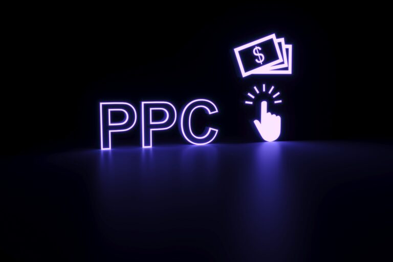 Ppc,Neon,Concept,Self,Illumination,Background,3d,Illustration | PPC advertising in cybersecurity | | Site Hub