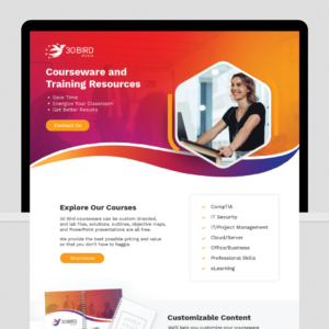 30bird Mockup | Cybersecurity landing page practices | | Site Hub