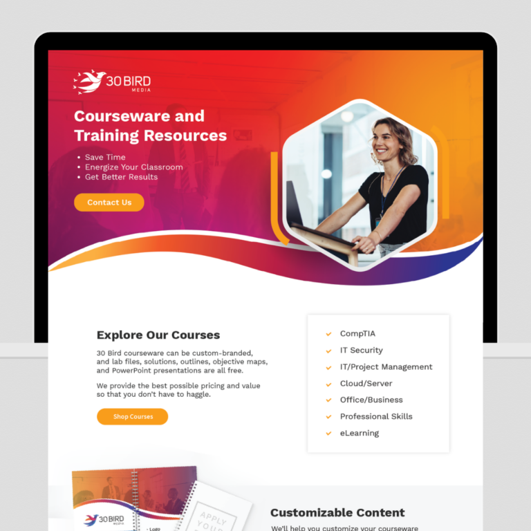 30bird Mockup | Cybersecurity landing page practices | | Site Hub