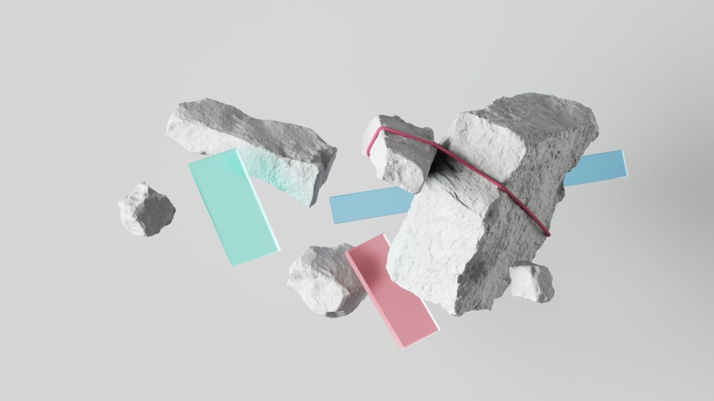 3d,Render,,Abstract,Background,With,White,Cobblestone,Blocks,Tied,With | Web Design & Marketing Agency In Rochester NY |