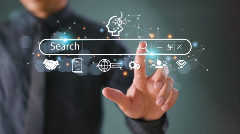 Seo,Search,Engine,Optimization,Concept.,Businessman,Touch,Ai,,Seo,Icon | Generative Engine Optimization | | Site Hub