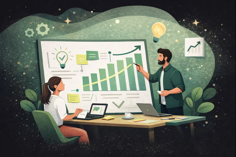 Team collaboration illustration